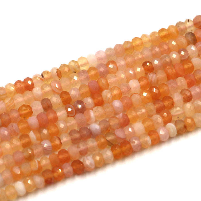 Orange chalcedony botswana