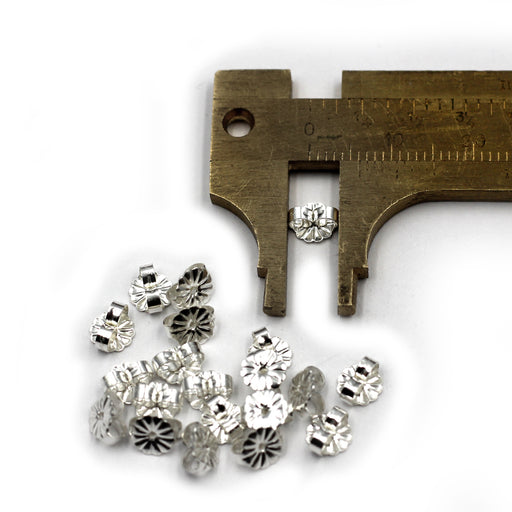 6.5mm Sterling Earring Backs