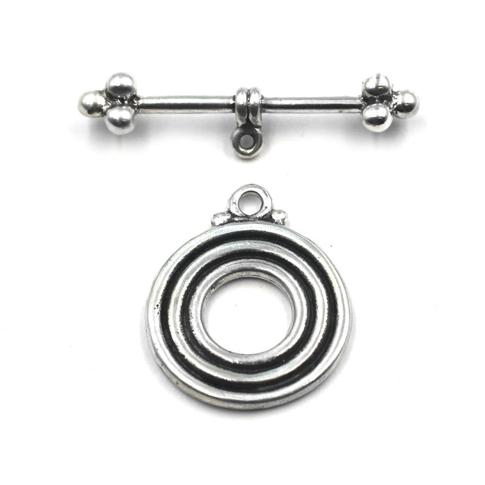 Sterling toggle clasp