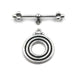 Sterling toggle clasp