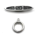 Sterling silver toggle clasp