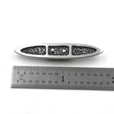 Sterling silver toggle clasp