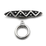(Stg-019-8652) Sterling Silver Toggle