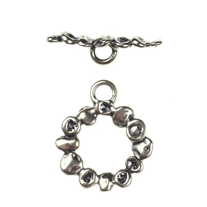 (STG-042) Free-Form Sterling Toggle Set