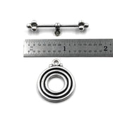 Sterling toggle clasp
