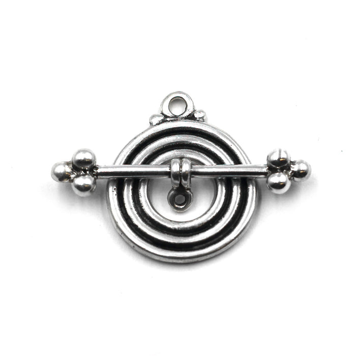 Sterling toggle clasp