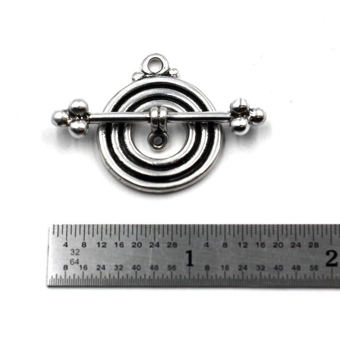 Sterling toggle clasp