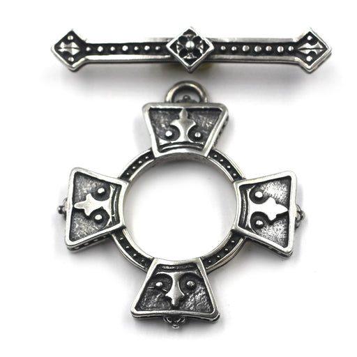 Large Sterling toggle set