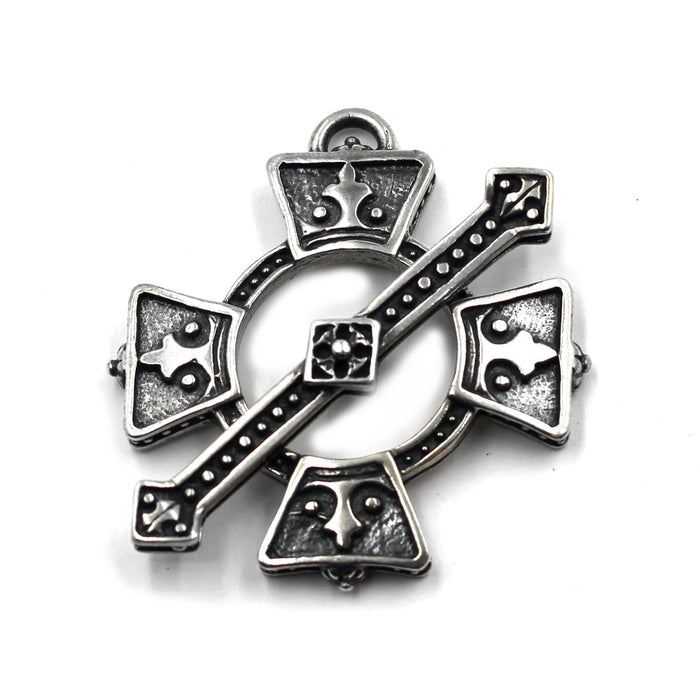 Large Sterling toggle set