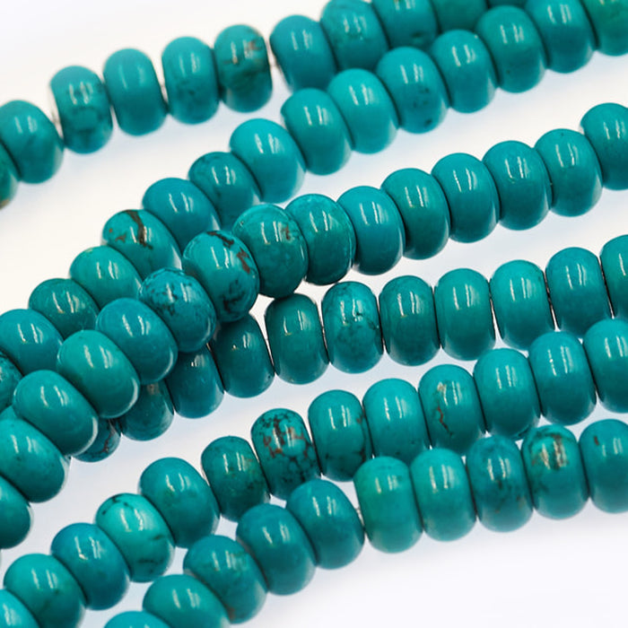 Turquoise Rondelles