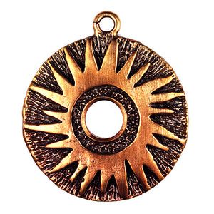 Bronze Sunburst Pendant
