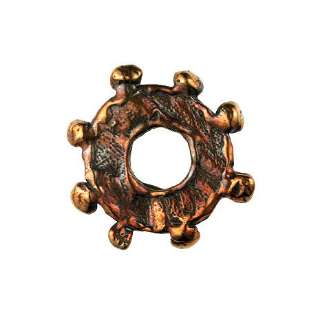 Bronze Round Dotted Link