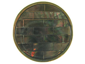 5-Strand Black Lip Round Box Clasp