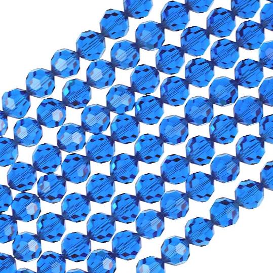 10mm Capri Blue Swarovski Crystal