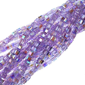 6mm Violet AB Swarovski Crystal