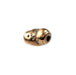 (bzbd072-9917) "Medium Bronze Bean" - Scottsdale Bead Supply