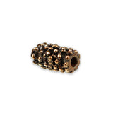 (bzbd107-9908) Bronze mini-knobby texture bead - Scottsdale Bead Supply