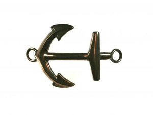Bronze anchor bracelet centerpiece