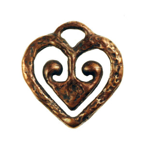 Bronze Heart Pendant