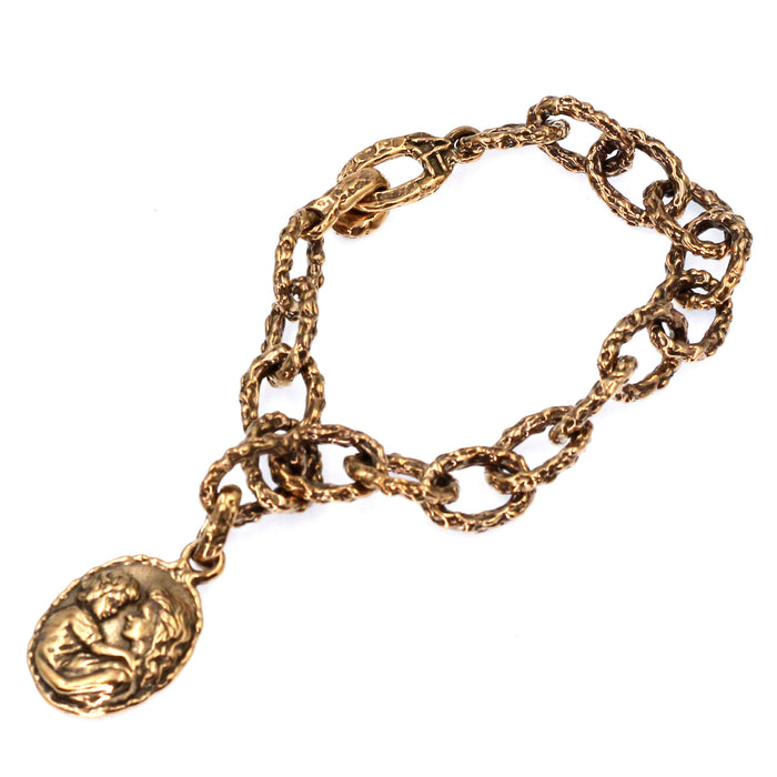 (ABR009) Mother and Child Bronze Bracelet