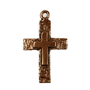 Bronze Dual Roman Cross