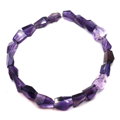 Amethyst Faceted Freeform Cut