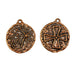 Bronze Cross Medallion Pendant