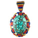 Turquoise Clasp Pendant