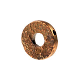 (bzbd074-9921) Bronze donut shaped bead - Scottsdale Bead Supply