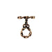 Bronze Twisted Toggle - heavy