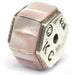 12 mm Hexagon Pink Lip Inlay Bead