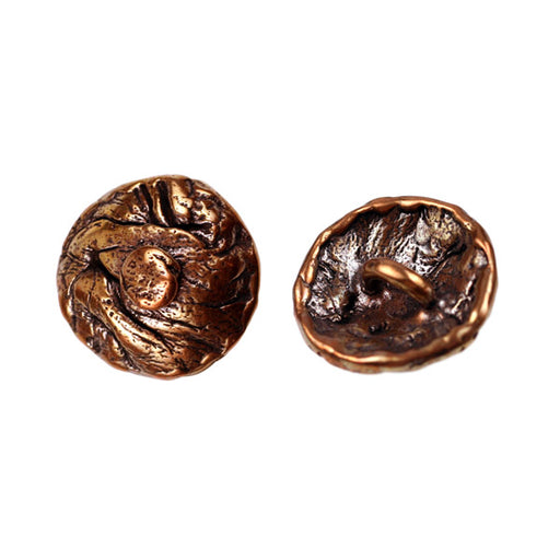 Bronze Free Form Button