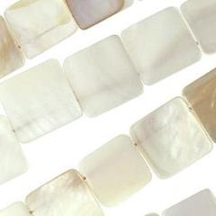 15mm Mother of Pearl Squares