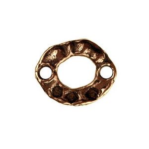 Bronze small oval free form link