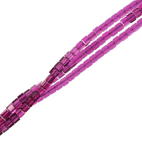 4mm Fuschia Swarovski Crystal