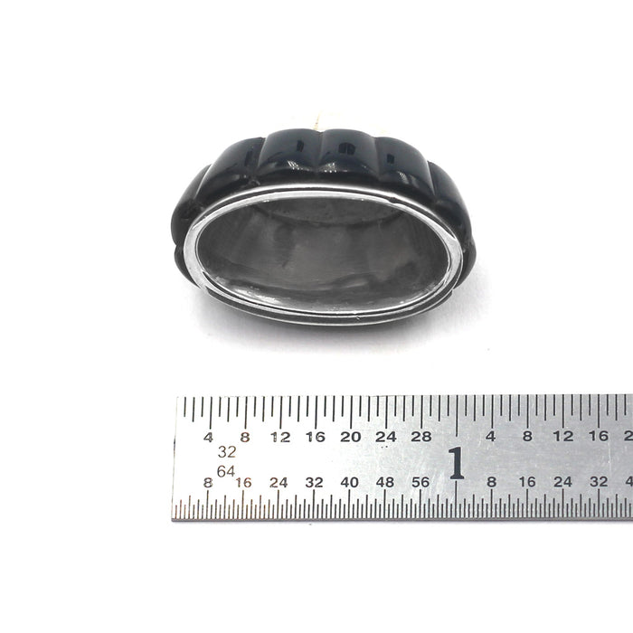 (IC008) Black Onyx Inlay Cones