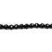 4mm faceted black onyx
