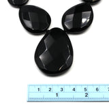 Black Onyx Faceted Shapes