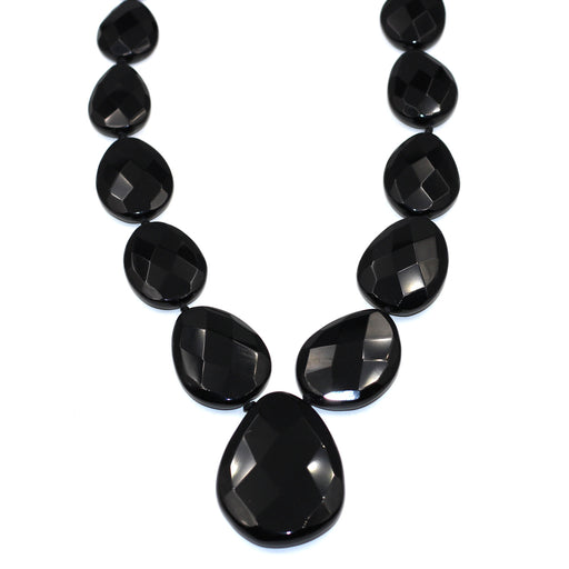 Black Onyx Faceted Shapes