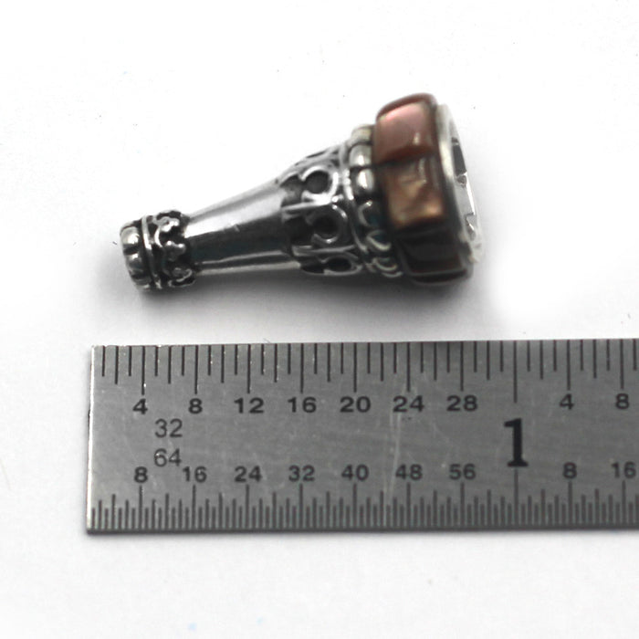 (IC010) Brown Lip Inlay Cones