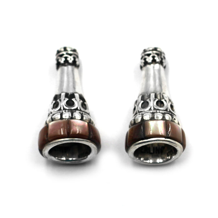 (IC010) Brown Lip Inlay Cones