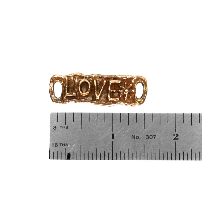 (bzlk007) Bronze Love Plate