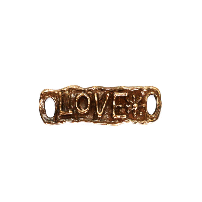 (bzlk007) Bronze Love Plate