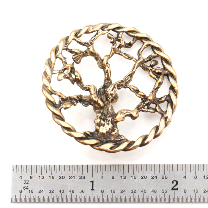 Old World Bronze Button