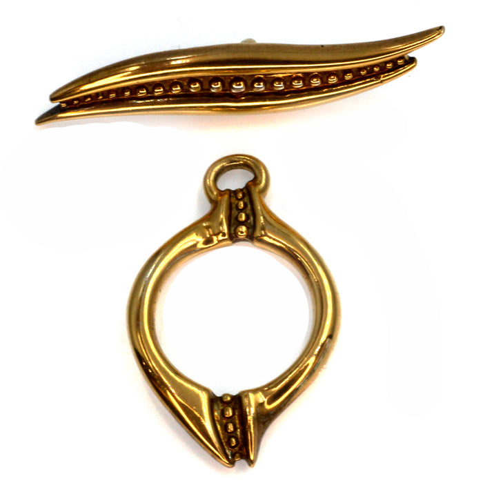 (bzct059-8750) Large Bronze Toggle