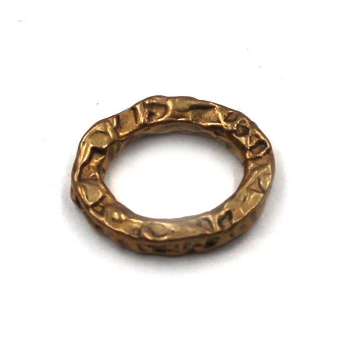 (bzlk085-9303) Textured Oval Link