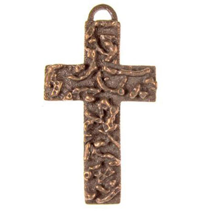 Textured Bronze Cross