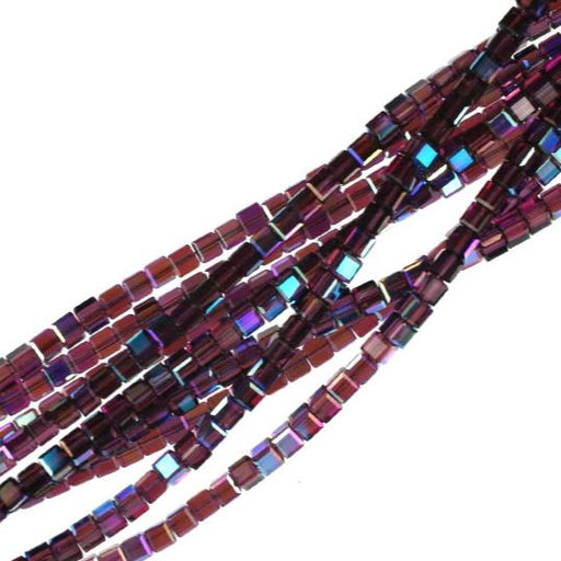 4mm Amethyst AB Swarovski Crystal