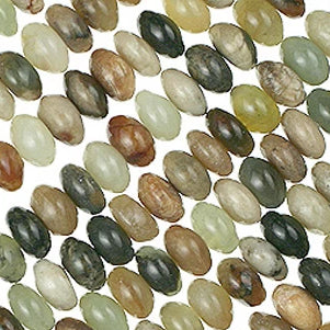 8mm Flower Jade (Serpentine)