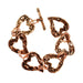Bronze Hearts Bracelet